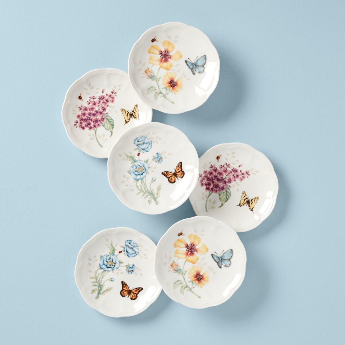 Tidbit Plate Set, 6-Piece